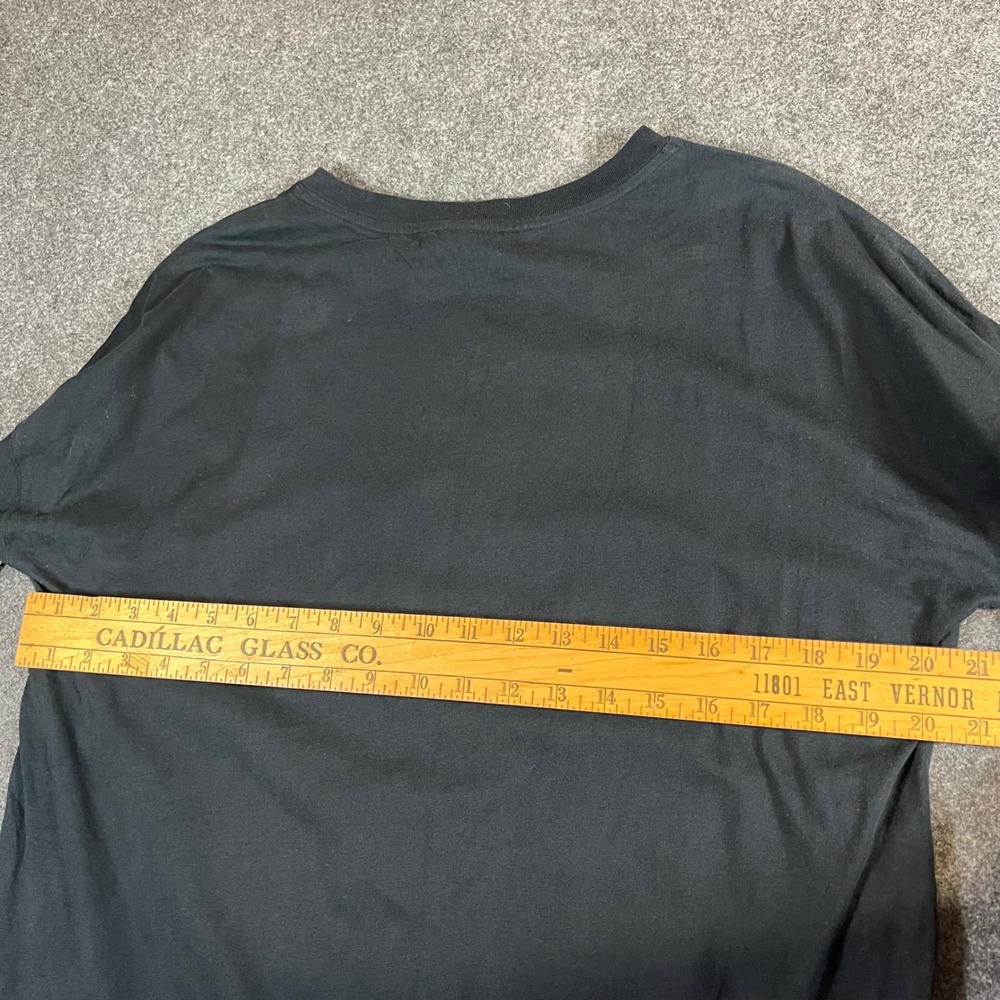 Nike Womens Just Do It 95 Graphic T-Shirt Black 3/4 Sleeve Curved Hem Large - Picture 7 of 10